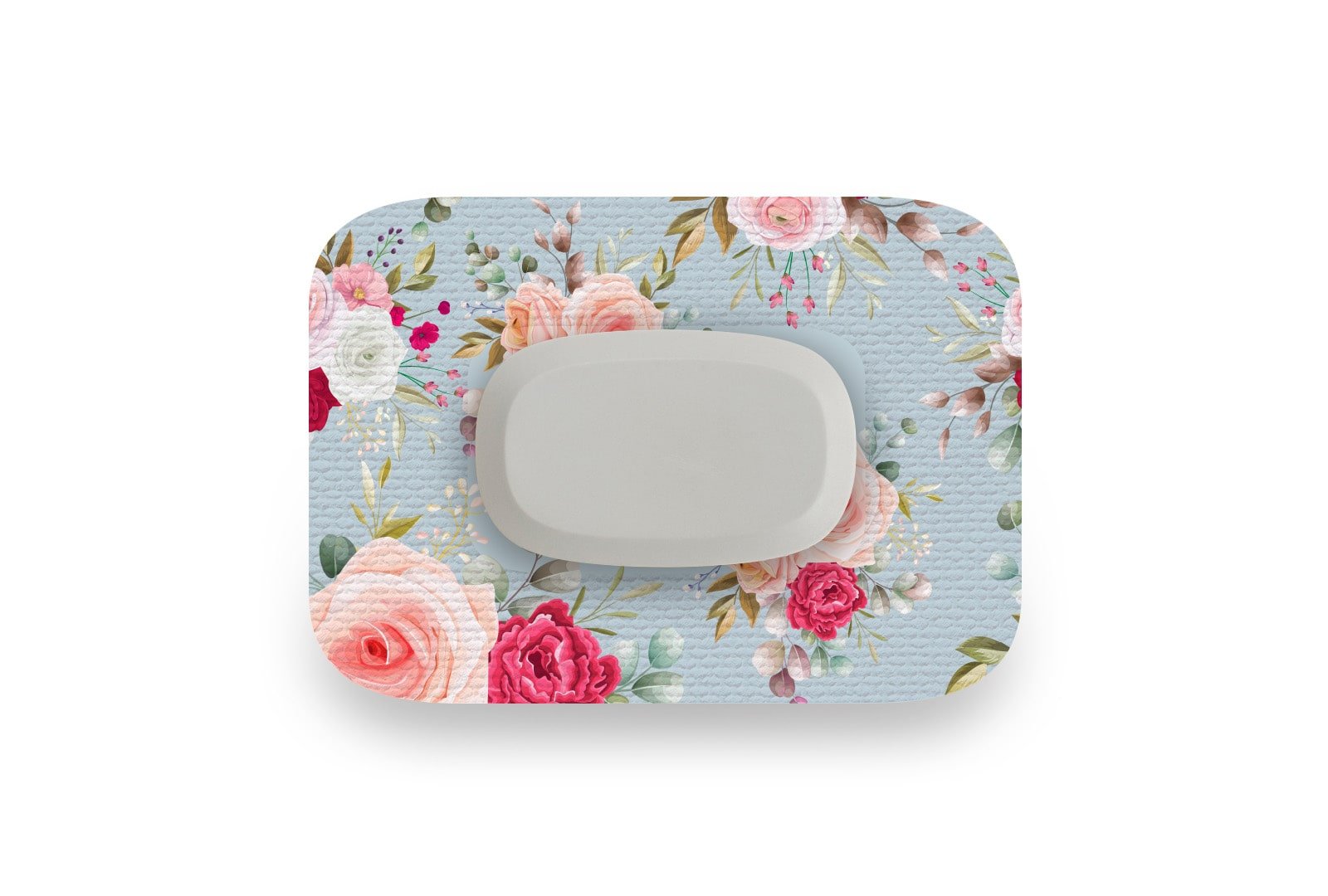 Elegant Roses Patch for GlucoRX Aidex diabetes CGMs and insulin pumps