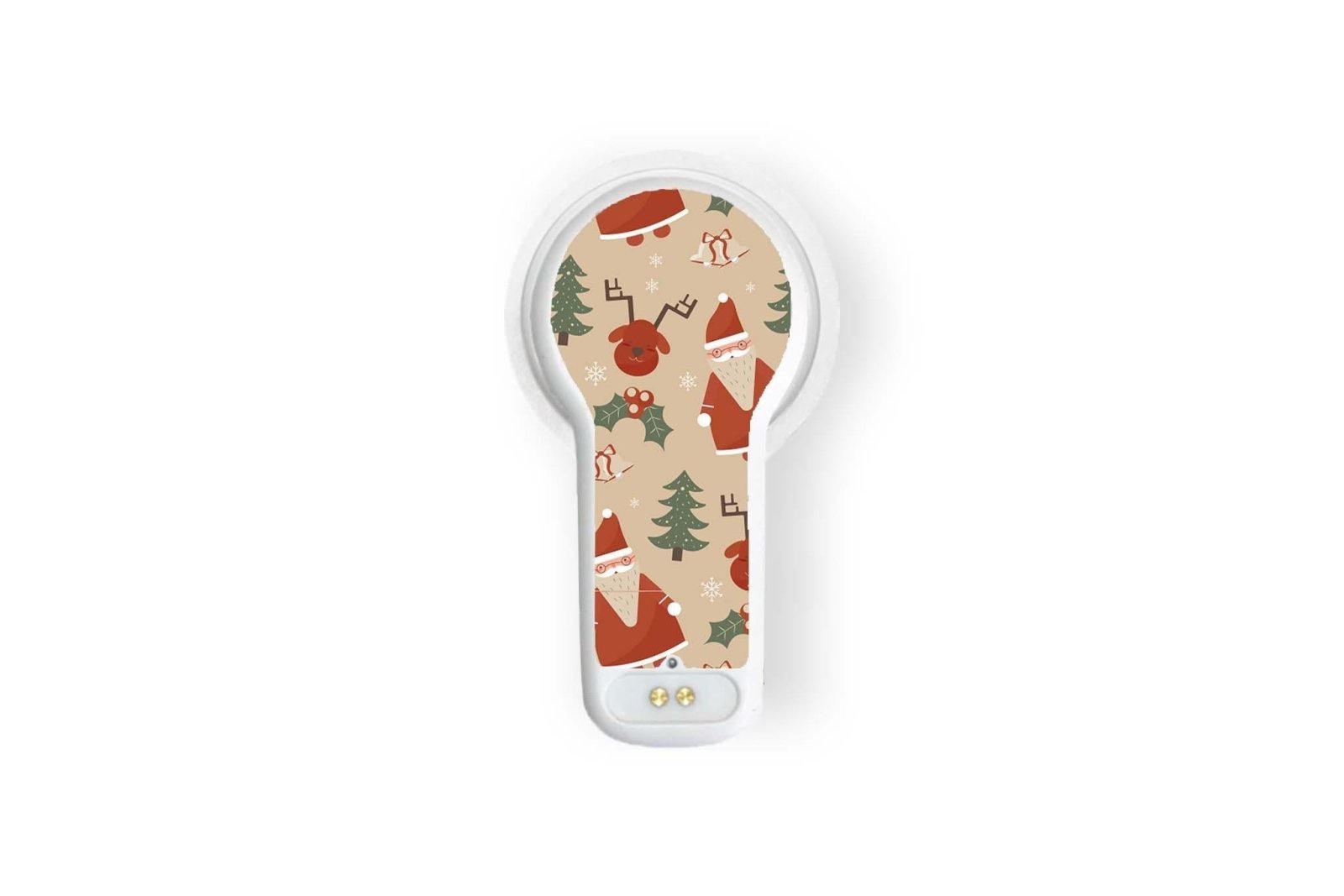 Father Christmas Stickers for MiaoMiao2 diabetes CGMs and insulin pumps