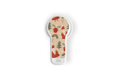 Father Christmas Stickers for MiaoMiao2 diabetes CGMs and insulin pumps