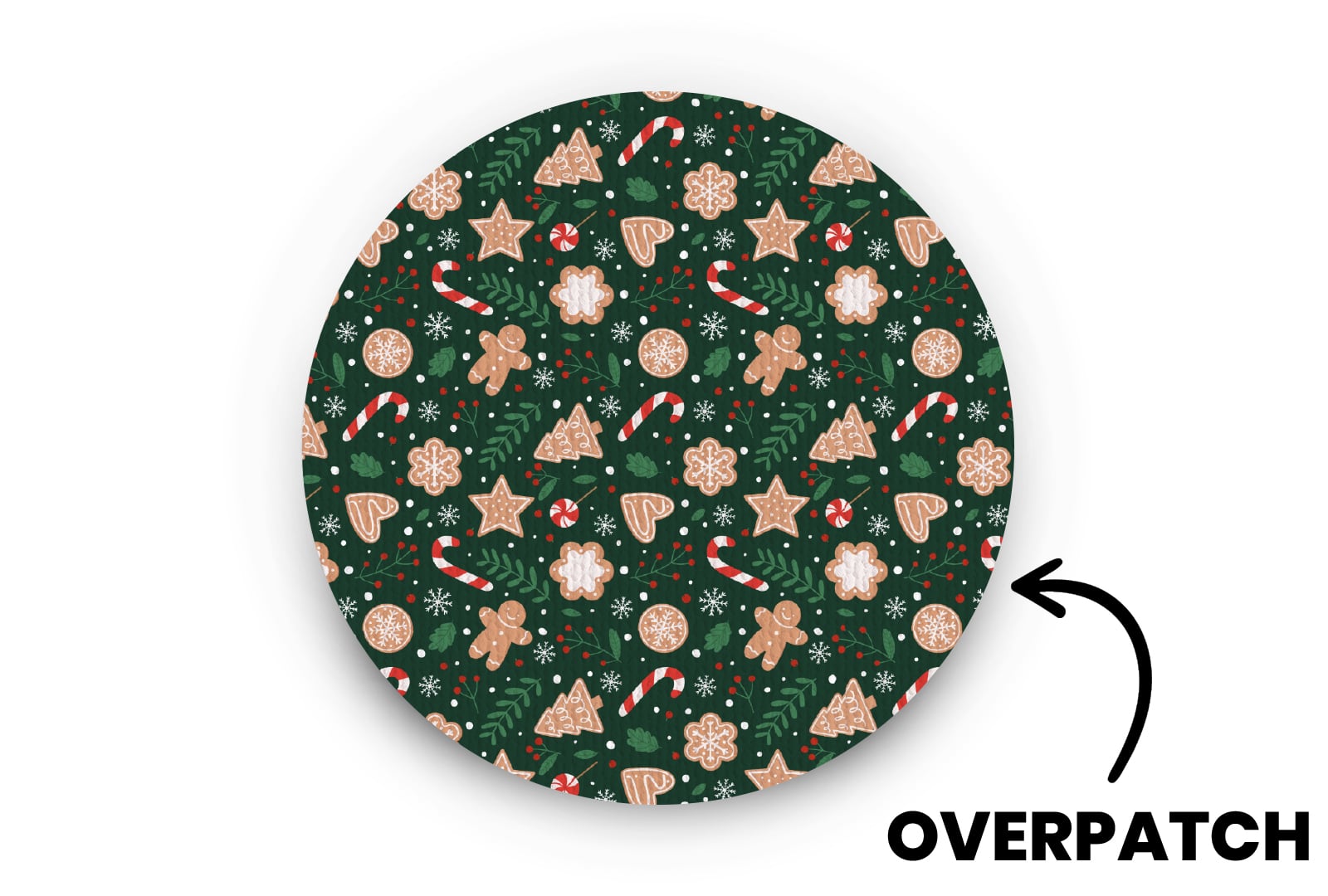 Feeling Festive Patch for Freestyle Libre 3 diabetes CGMs and insulin pumps