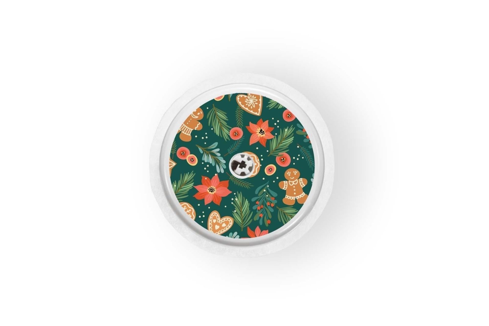 Feeling Festive Stickers for Freestyle Libre 1, 2, or 2+ diabetes CGMs and insulin pumps