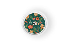 Feeling Festive Stickers for Freestyle Libre 1, 2, or 2+ diabetes CGMs and insulin pumps