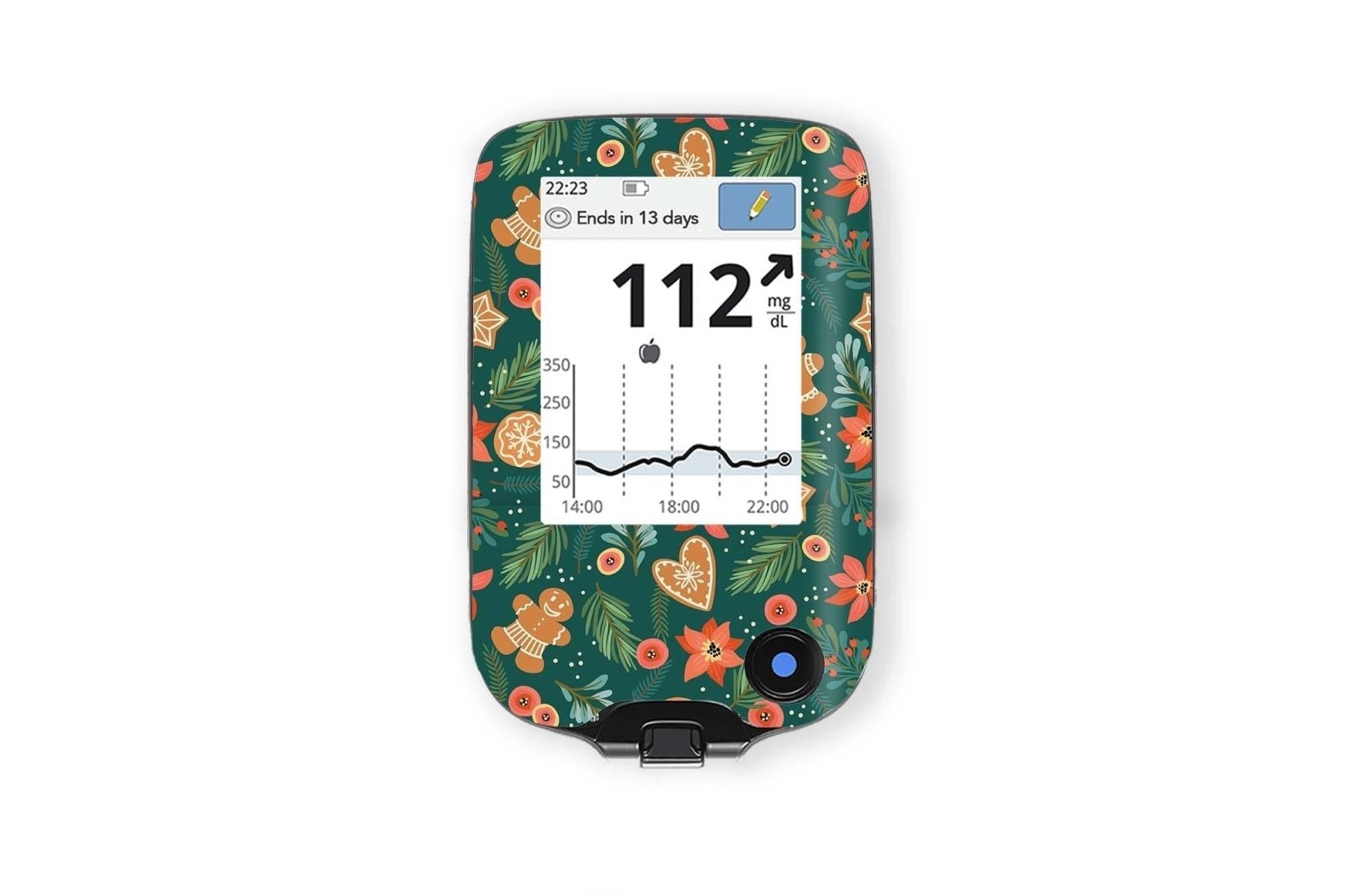 Feeling Festive Stickers for Freestyle Libre Reader diabetes CGMs and insulin pumps