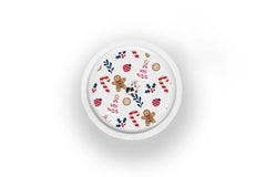 Festive Fun Stickers for Freestyle Libre 1, 2, or 2+ diabetes CGMs and insulin pumps