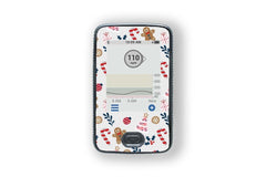 Festive Fun Stickers for Dexcom G6 / One Receiver diabetes CGMs and insulin pumps