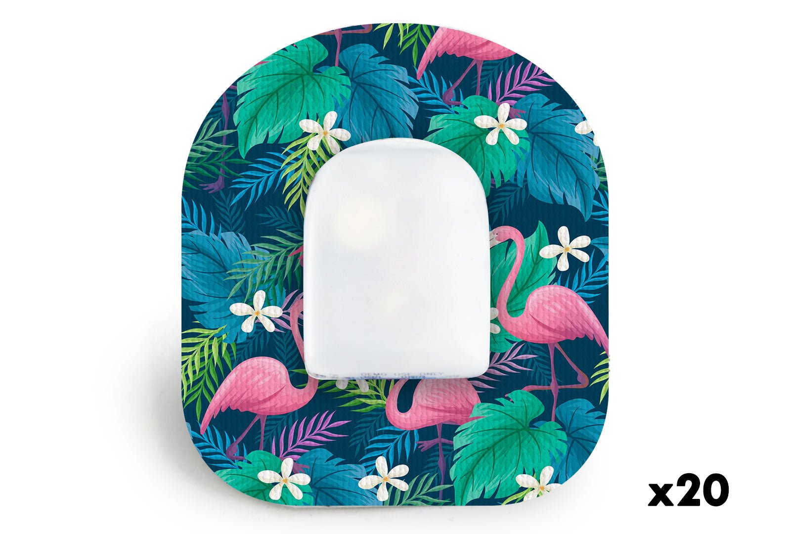 Flamingo Patch for Omnipod diabetes CGMs and insulin pumps