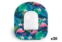 Flamingo Patch for Omnipod diabetes CGMs and insulin pumps