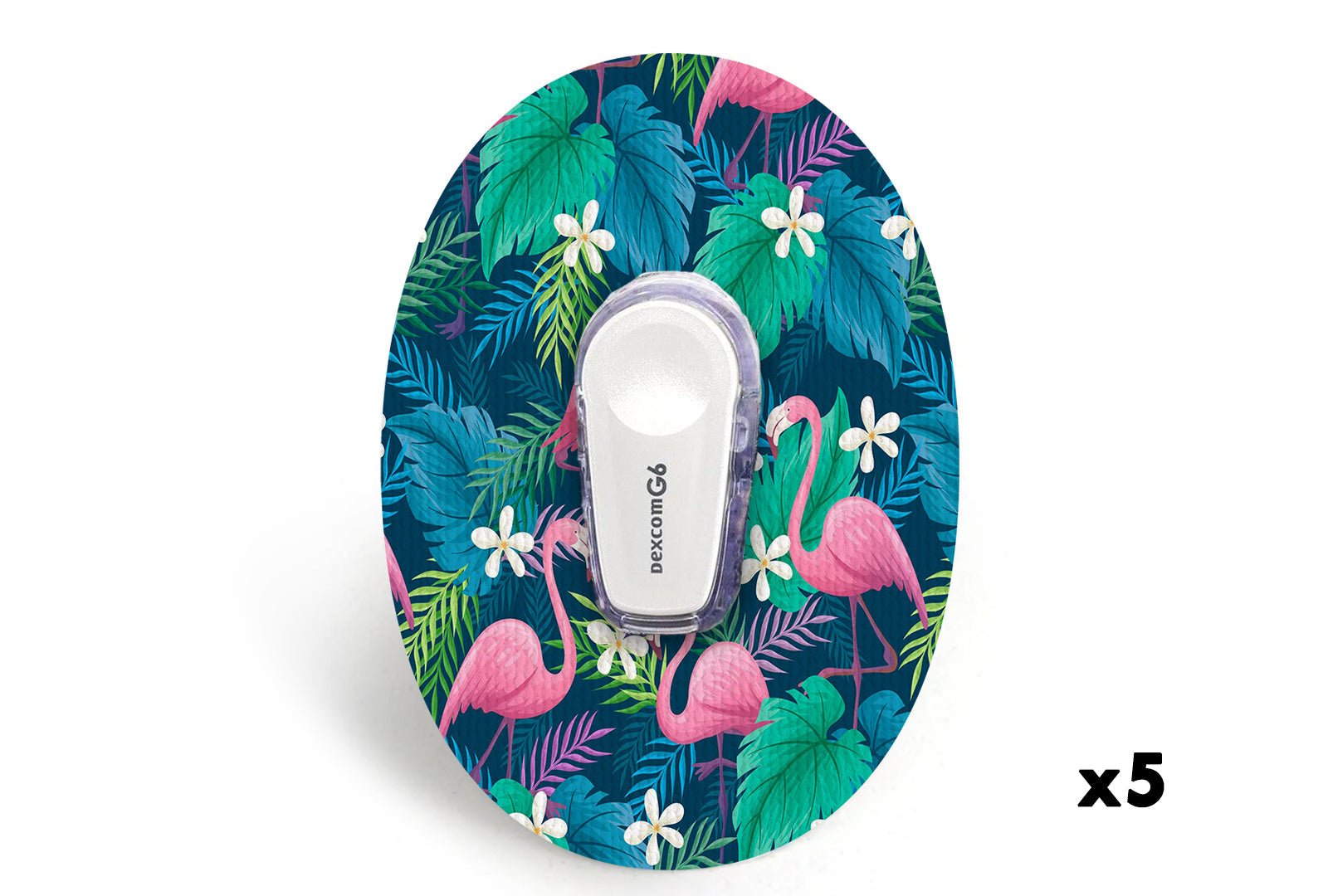 Flamingo Patch for Dexcom G6 / One diabetes CGMs and insulin pumps