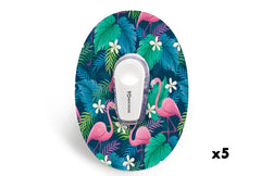 Flamingo Patch for Dexcom G6 / One diabetes CGMs and insulin pumps