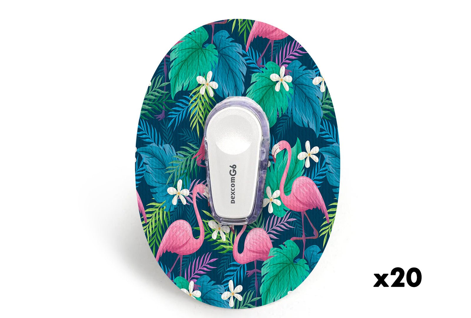Flamingo Patch for Dexcom G6 / One diabetes CGMs and insulin pumps