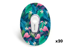 Flamingo Patch for Dexcom G6 / One diabetes CGMs and insulin pumps