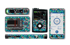 Flamingo Sticker for Novopen 4, 5, 6, or Echo diabetes CGMs and insulin pumps