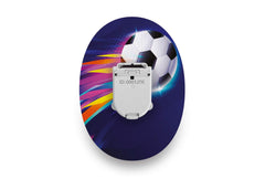 Flying Football Patch for Glucomen Day diabetes CGMs and insulin pumps