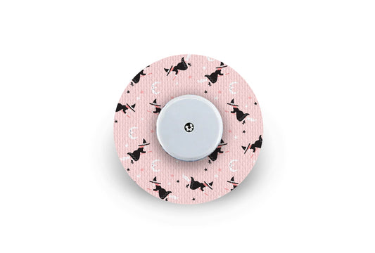 Flying Witches Patch for Freestyle Libre 2 diabetes CGMs and insulin pumps