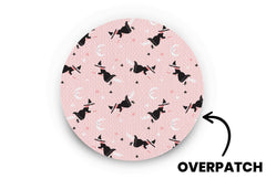 Flying Witches Patch for Freestyle Libre 3 diabetes CGMs and insulin pumps