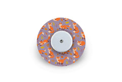 Fox in the Fall Patch for Freestyle Libre 2 diabetes CGMs and insulin pumps
