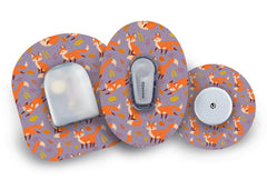 Fox in the Fall Patch for Freestyle Libre 2 diabetes CGMs and insulin pumps