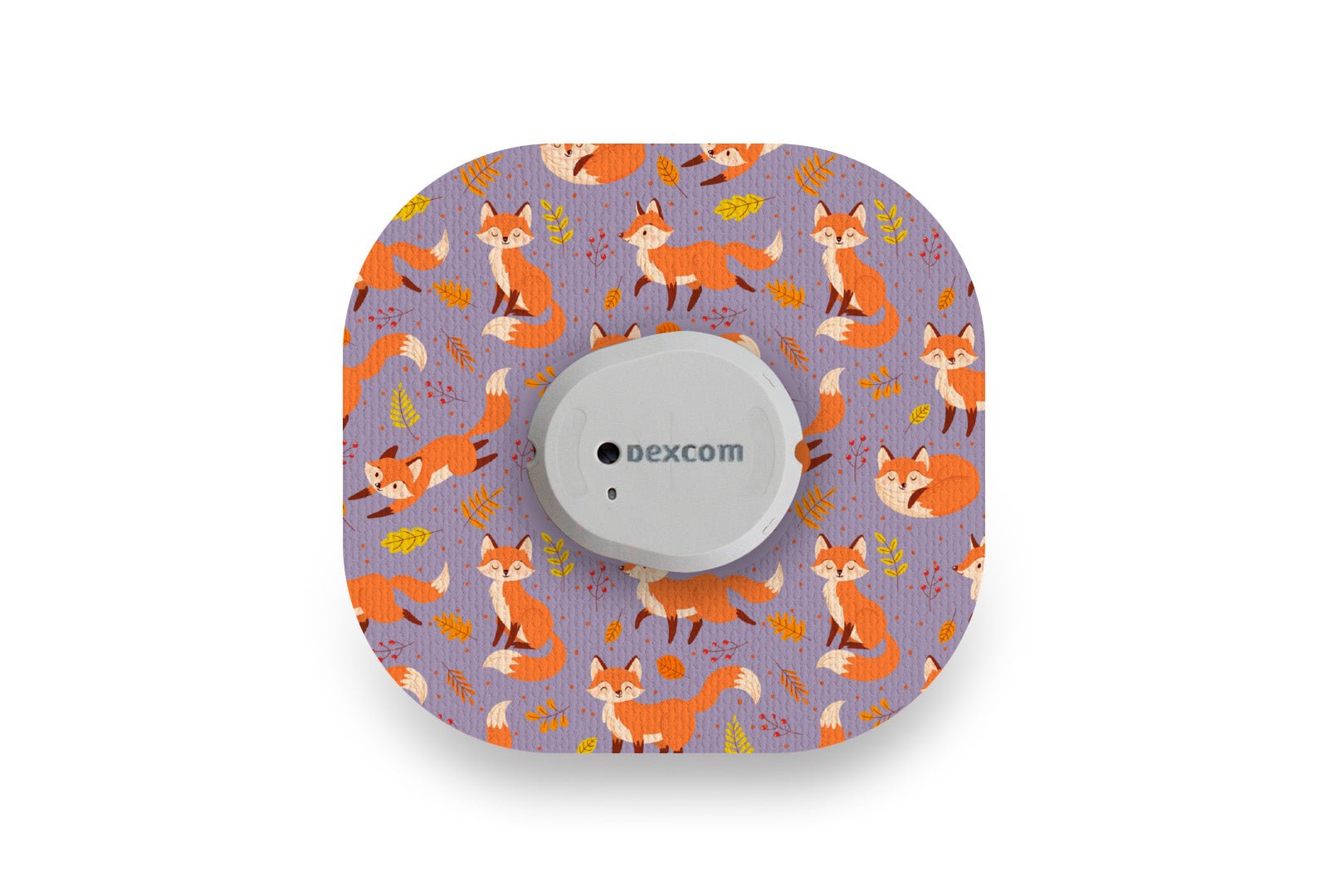 Fox in the Fall Patch for Dexcom G7 / One+ diabetes CGMs and insulin pumps