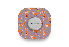 Fox in the Fall Patch for Dexcom G7 / One+ diabetes CGMs and insulin pumps