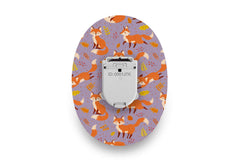 Fox in the Fall Patch for Glucomen Day diabetes CGMs and insulin pumps