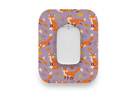 Fox in the Fall Patch - Medtrum CGM for Single diabetes CGMs and insulin pumps