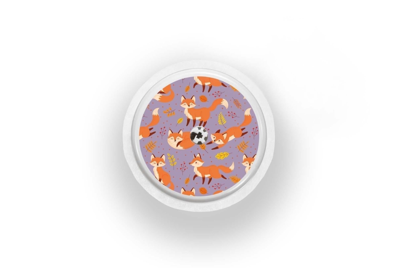 Fox in the Fall Sticker - Freestyle Libre 1, 2, or 2+ for diabetes CGMs and insulin pumps