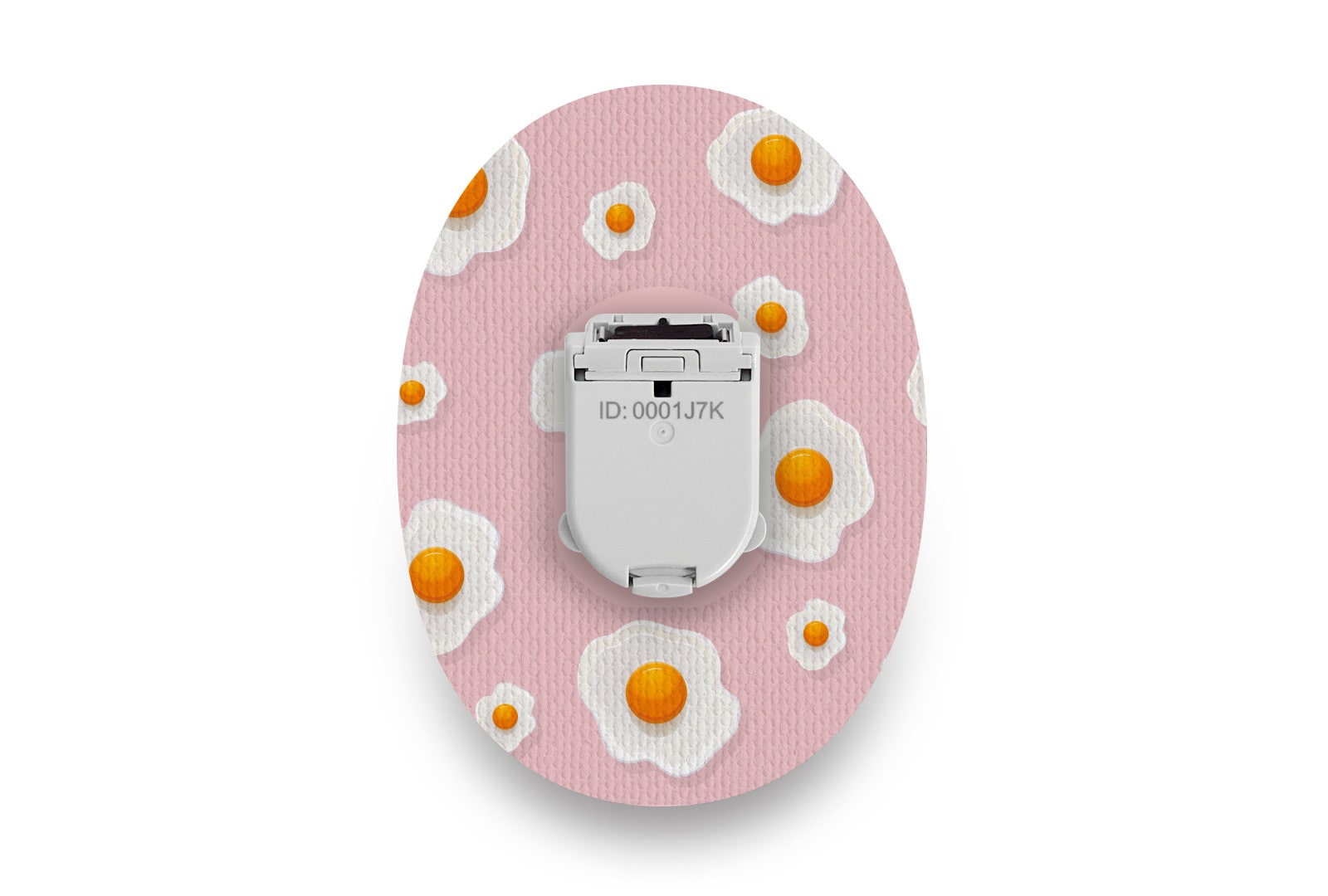 Fried Egg Patch for Glucomen Day diabetes CGMs and insulin pumps