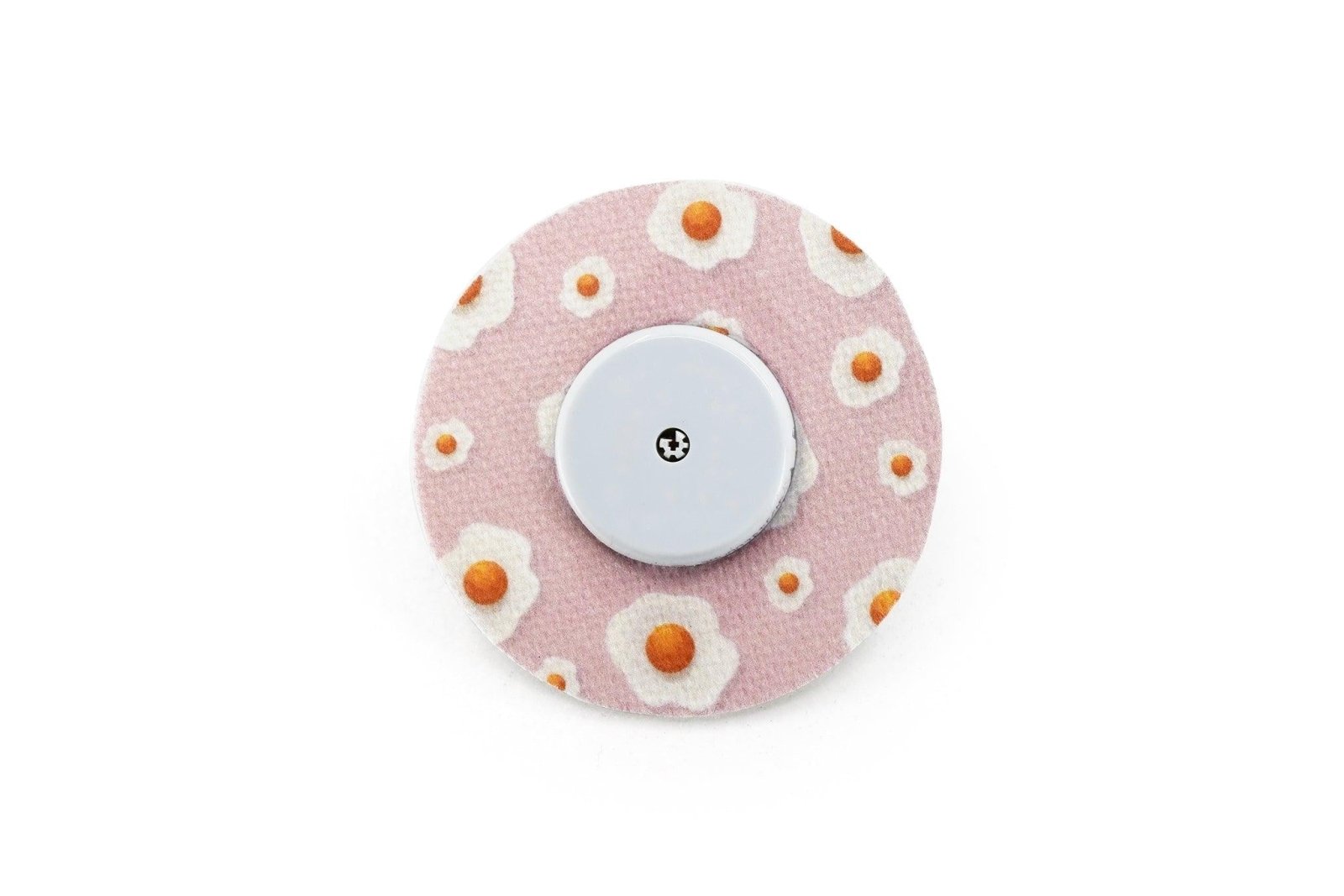Fried Egg Patch for Freestyle Libre 2 diabetes CGMs and insulin pumps