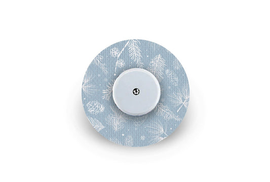 Frosty Feathers Patch - Freestyle Libre for Single diabetes CGMs and insulin pumps