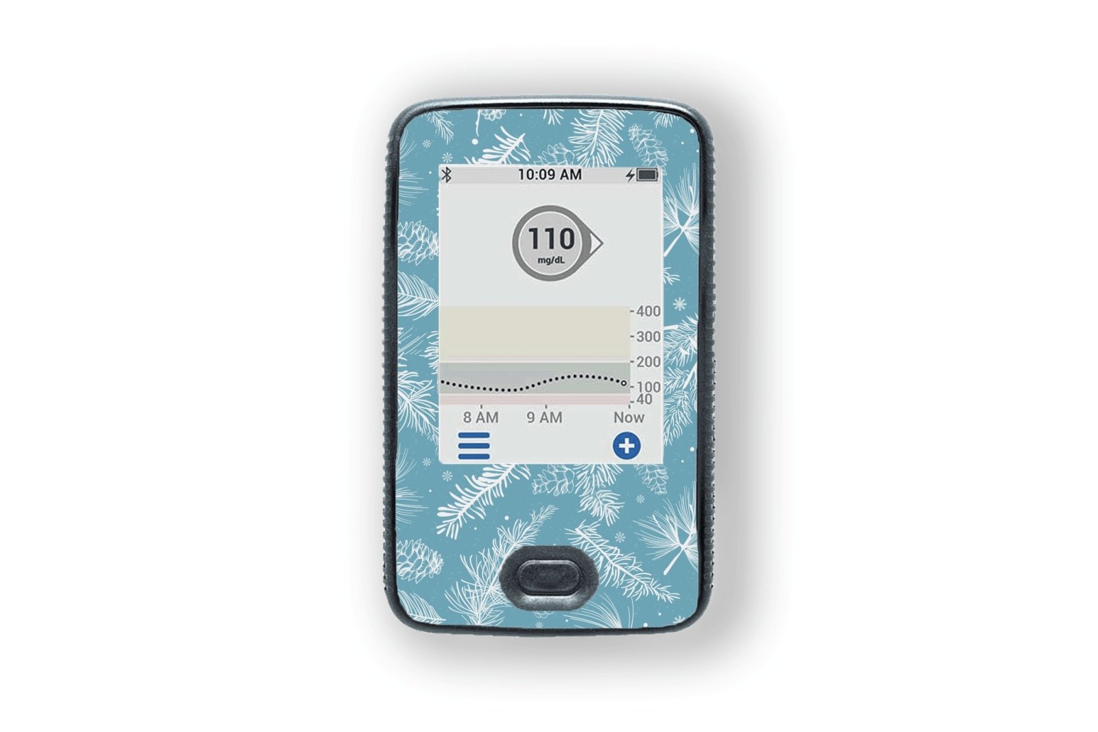 Frosty Feathers Stickers for Dexcom G6 / One Receiver diabetes CGMs and insulin pumps