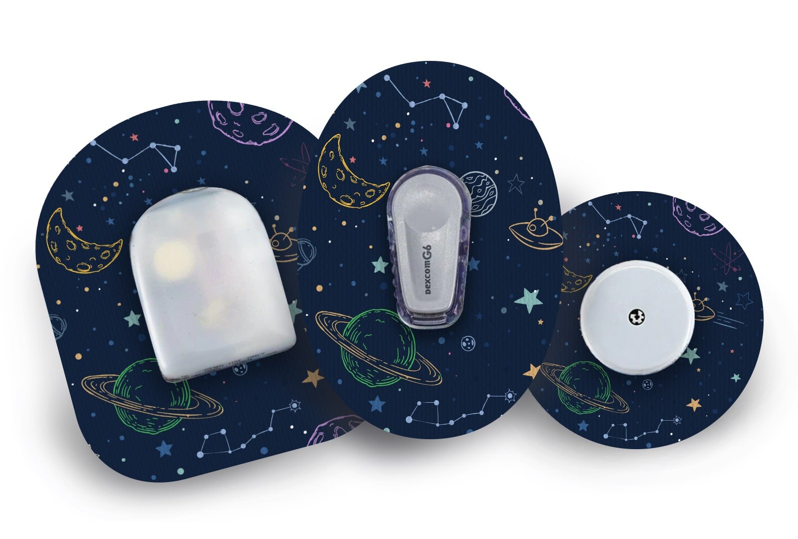 Galaxy Patch for Freestyle Libre 2 diabetes CGMs and insulin pumps