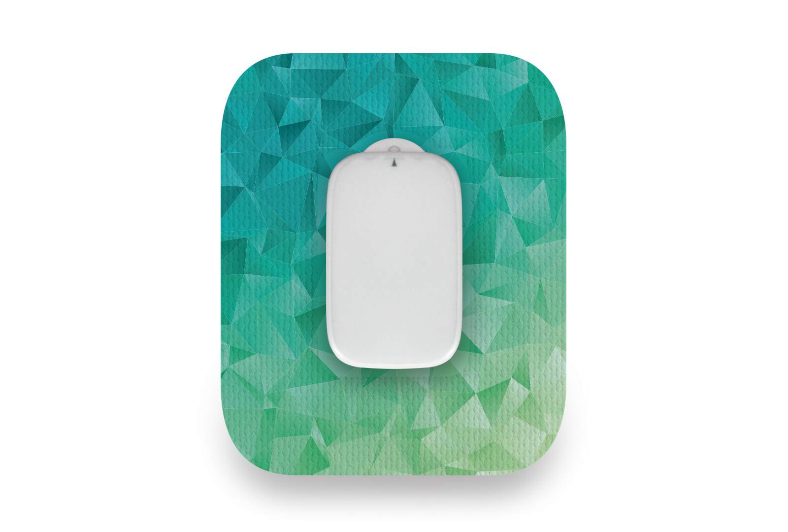 Geometric Green Patch for Medtrum CGM diabetes CGMs and insulin pumps