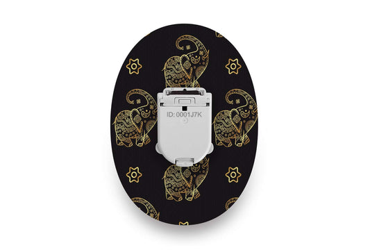Gold Elephants Patch - Glucomen Day for Single diabetes CGMs and insulin pumps