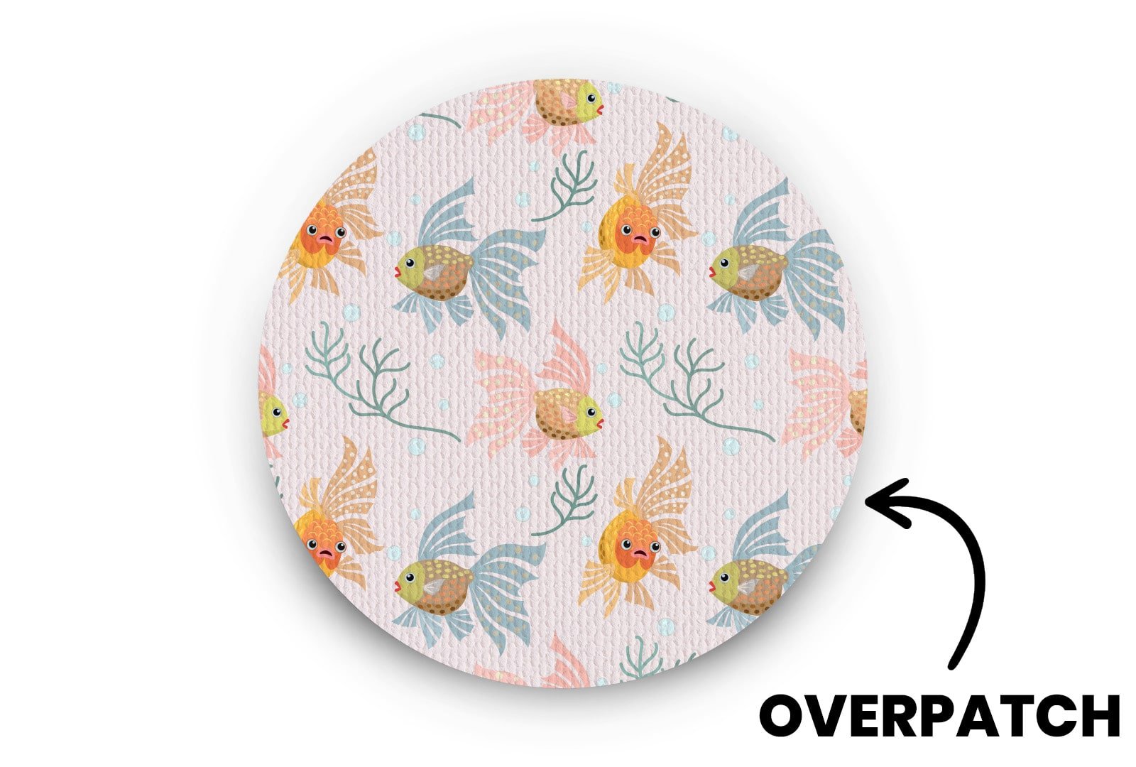 Goldfish Patch for Overpatch diabetes CGMs and insulin pumps