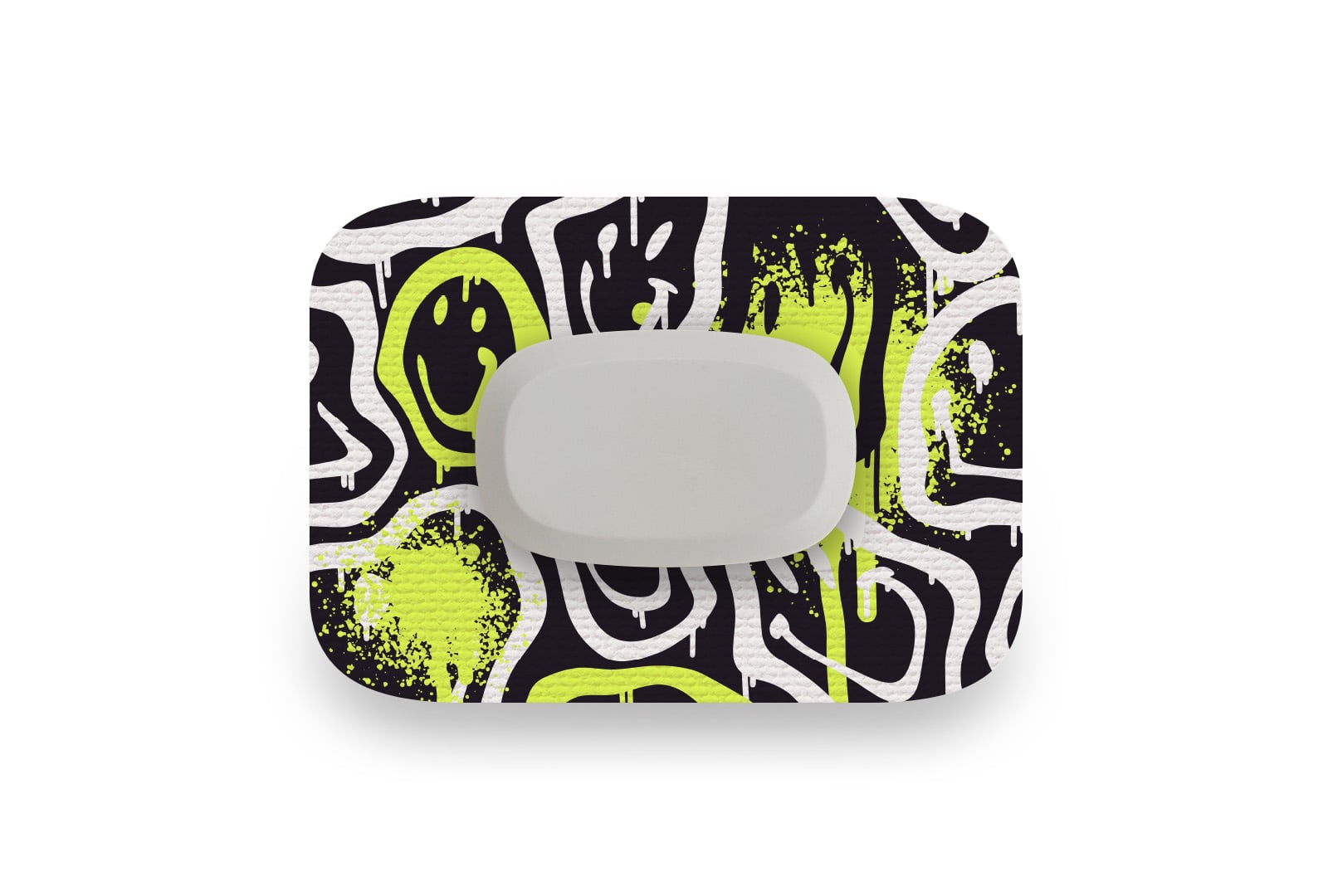 Graffiti Smiles Patch - GlucoRX Aidex for Single diabetes supplies and insulin pumps