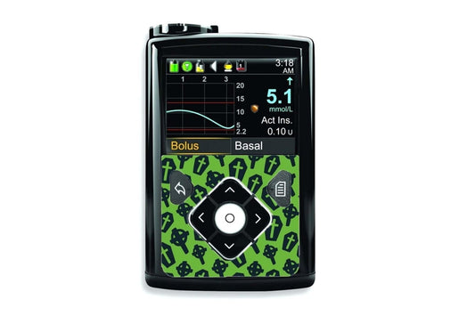 Graveyard Sticker - Medtronic Minimed 640g, 680g, 780g for diabetes CGMs and insulin pumps