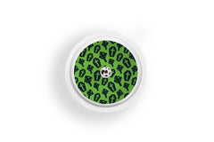 Graveyard Sticker for Freestyle Libre 1, 2, or 2+ diabetes CGMs and insulin pumps