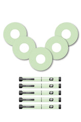 Green Pastel Patches Matching Set for Freestyle Libre diabetes CGMs and insulin pumps