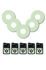 Green Pastel Patches Matching Set for Freestyle Libre diabetes CGMs and insulin pumps