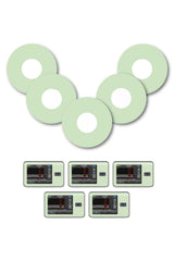 Green Pastel Patches Matching Set for Freestyle Libre diabetes CGMs and insulin pumps
