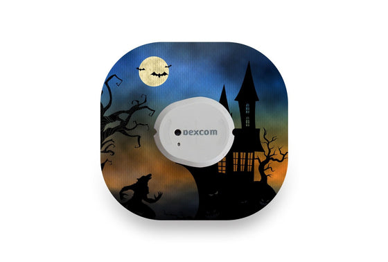 Haunted House Patch for Dexcom G7 diabetes CGMs and insulin pumps