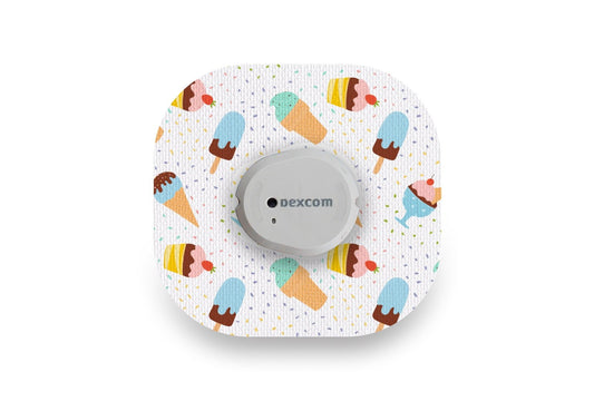 Ice Cream Patch for Dexcom G7 / One+ diabetes CGMs and insulin pumps