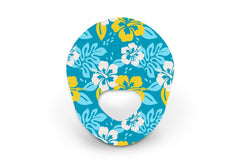 Island Flowers Patch for Guardian 3 diabetes supplies and insulin pumps