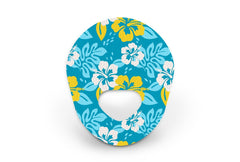 Island Flowers Patch for Guardian 3 diabetes supplies and insulin pumps