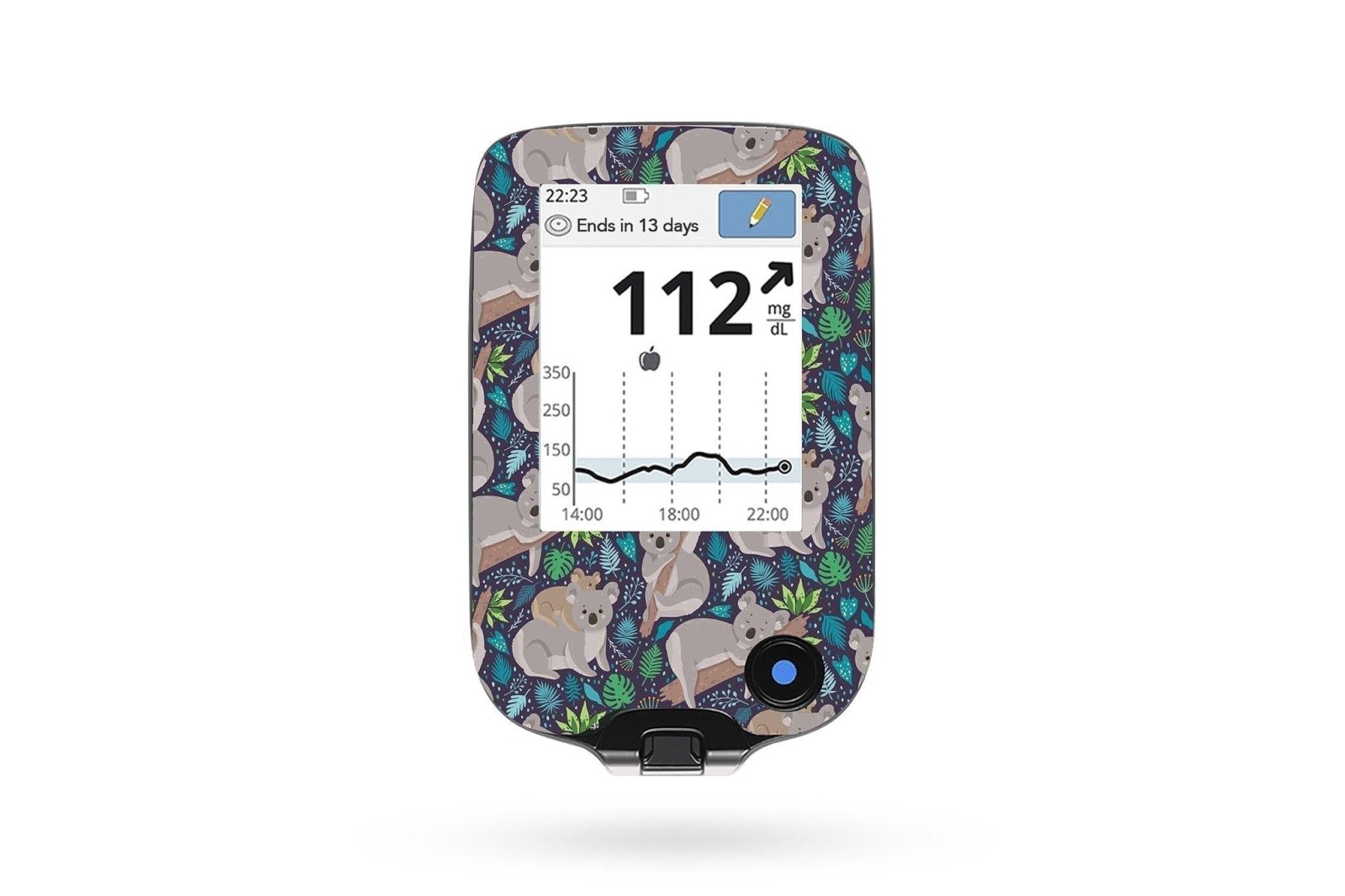 Koala Sticker - Freestyle Libre Reader for diabetes CGMs and insulin pumps