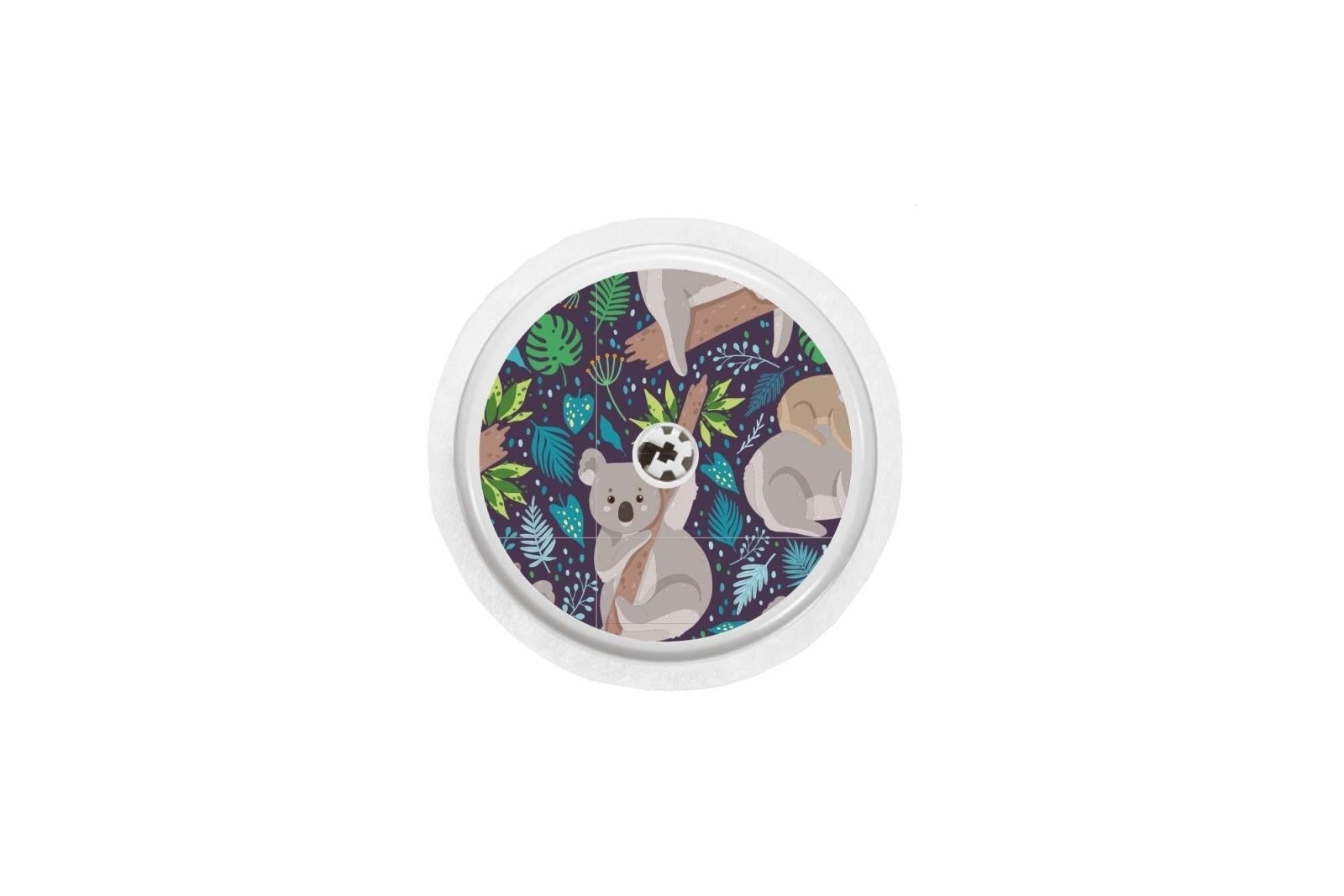 Koala Sticker for Freestyle Libre 1, 2, or 2+ diabetes CGMs and insulin pumps