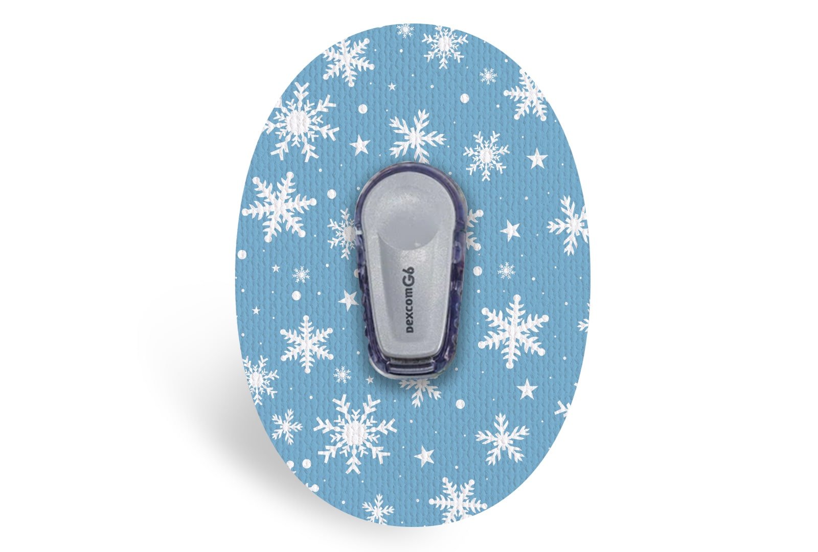 Let it Snow Patch for Dexcom G6 / One diabetes CGMs and insulin pumps