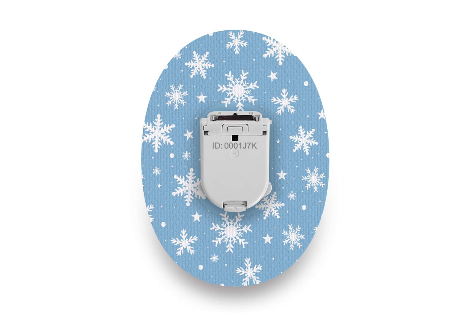 Let it Snow Patch for Glucomen Day diabetes CGMs and insulin pumps