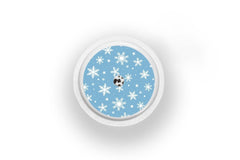 Let it Snow Stickers for Freestyle Libre 1, 2, or 2+ diabetes CGMs and insulin pumps