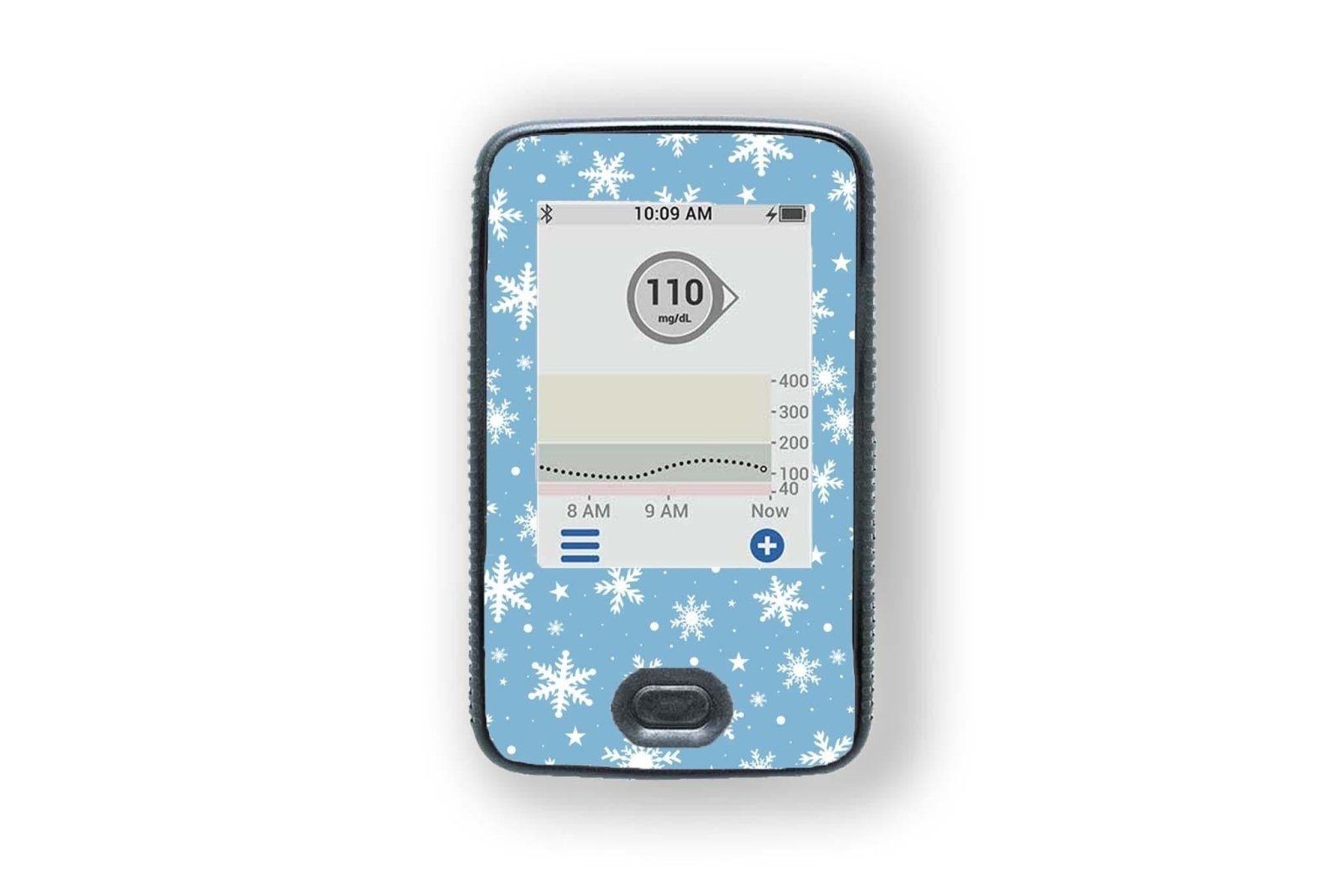 Let it Snow Stickers for Dexcom G6 / One Receiver diabetes CGMs and insulin pumps